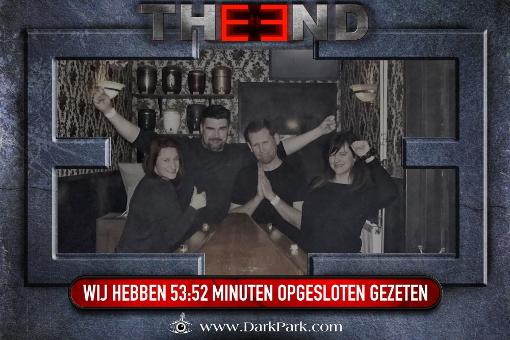 Escape Room The End groepsfoto